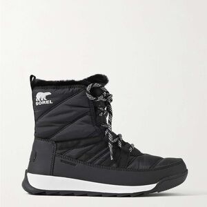 Sorel Whitney II faux fur-trimmed shell ankle boots